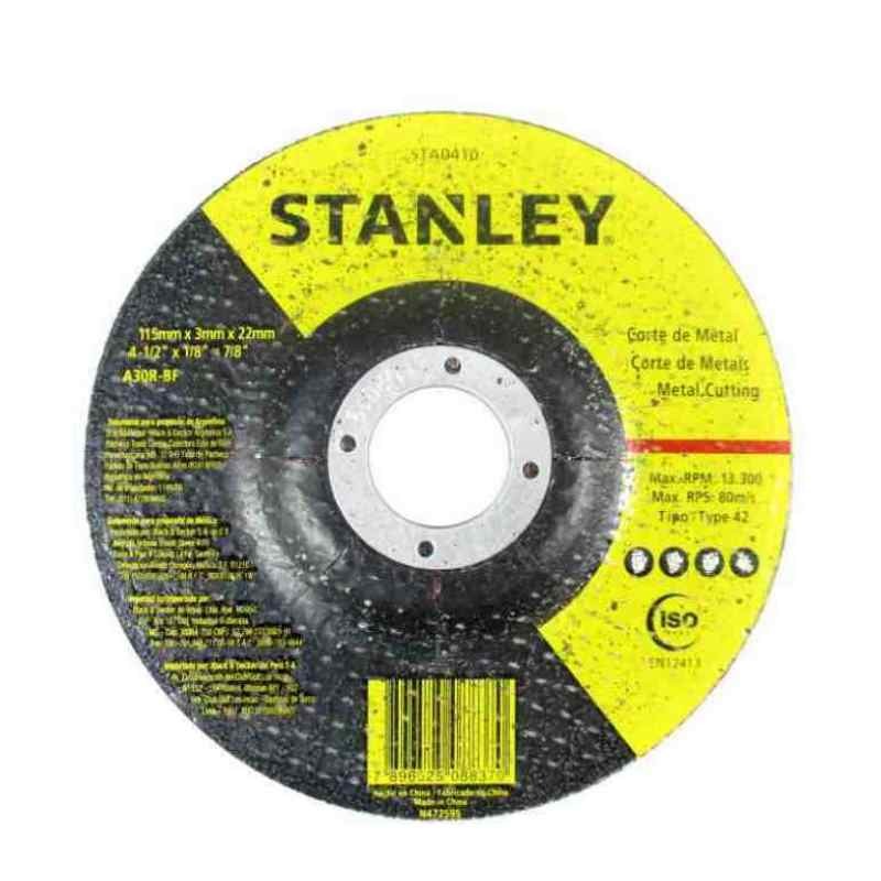 Disco de corte metal 9 Stanley 3 mm