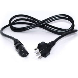 [0150044] Cable de poder para PC de 1,8 mts 0,75mm