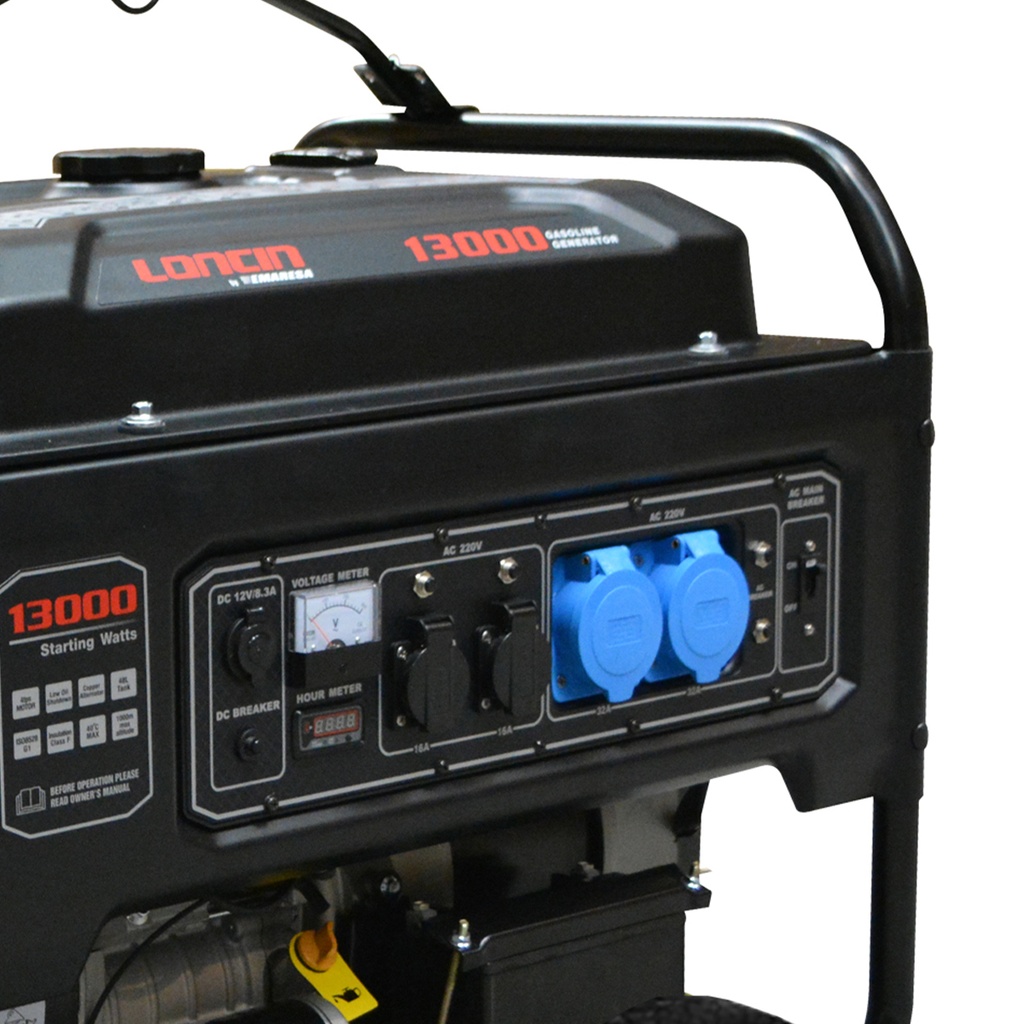 Generador Gasolina LC 13000 - 10 Kw. Partida Eléctrica C/Batería 220 Volt