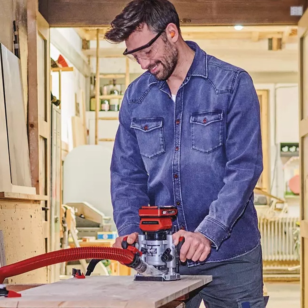 Fresadora Inalámbrica / Rebajadora TP-RO 18 Set Li BL  Einhell: