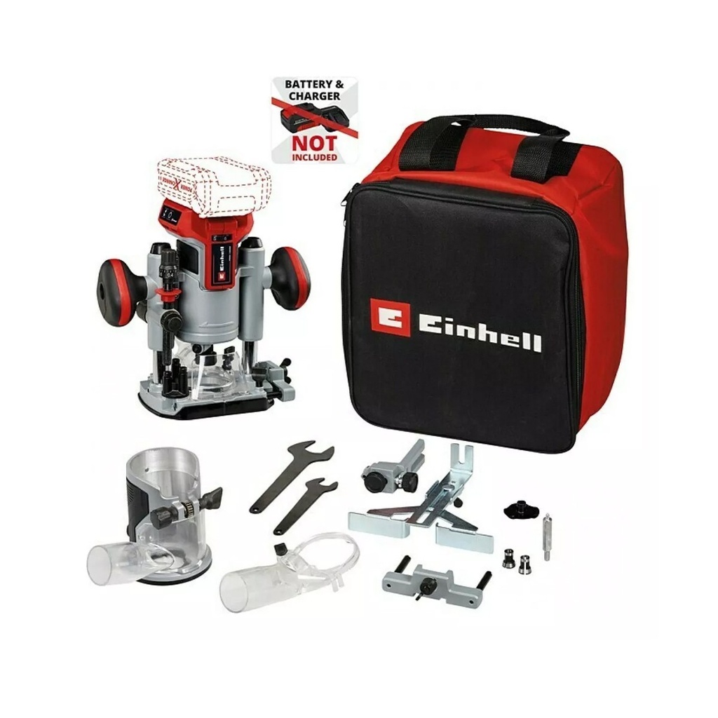 Fresadora Inalámbrica / Rebajadora TP-RO 18 Set Li BL  Einhell: