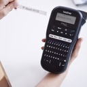 Rotuladora Portatil negra Brother PT H110BK