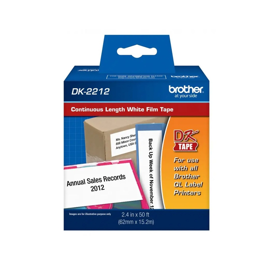 Etiqueta Adhesiva Continua Brother DK-2212