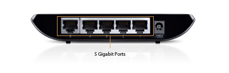 SWITCH 5 PUERTOS NO ADMINISTRABLE (TL-SG1005D)