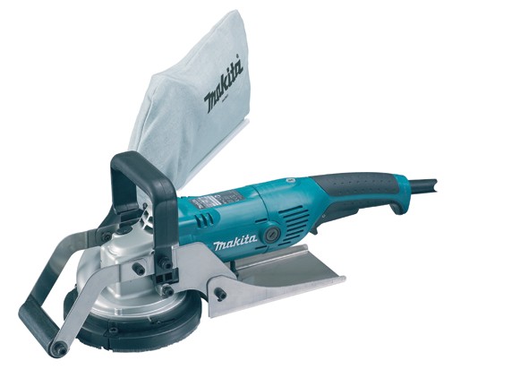 Cepilladora Angular Concreto 5 (125mm.) 1.400 W - 10.000 rpm con Base