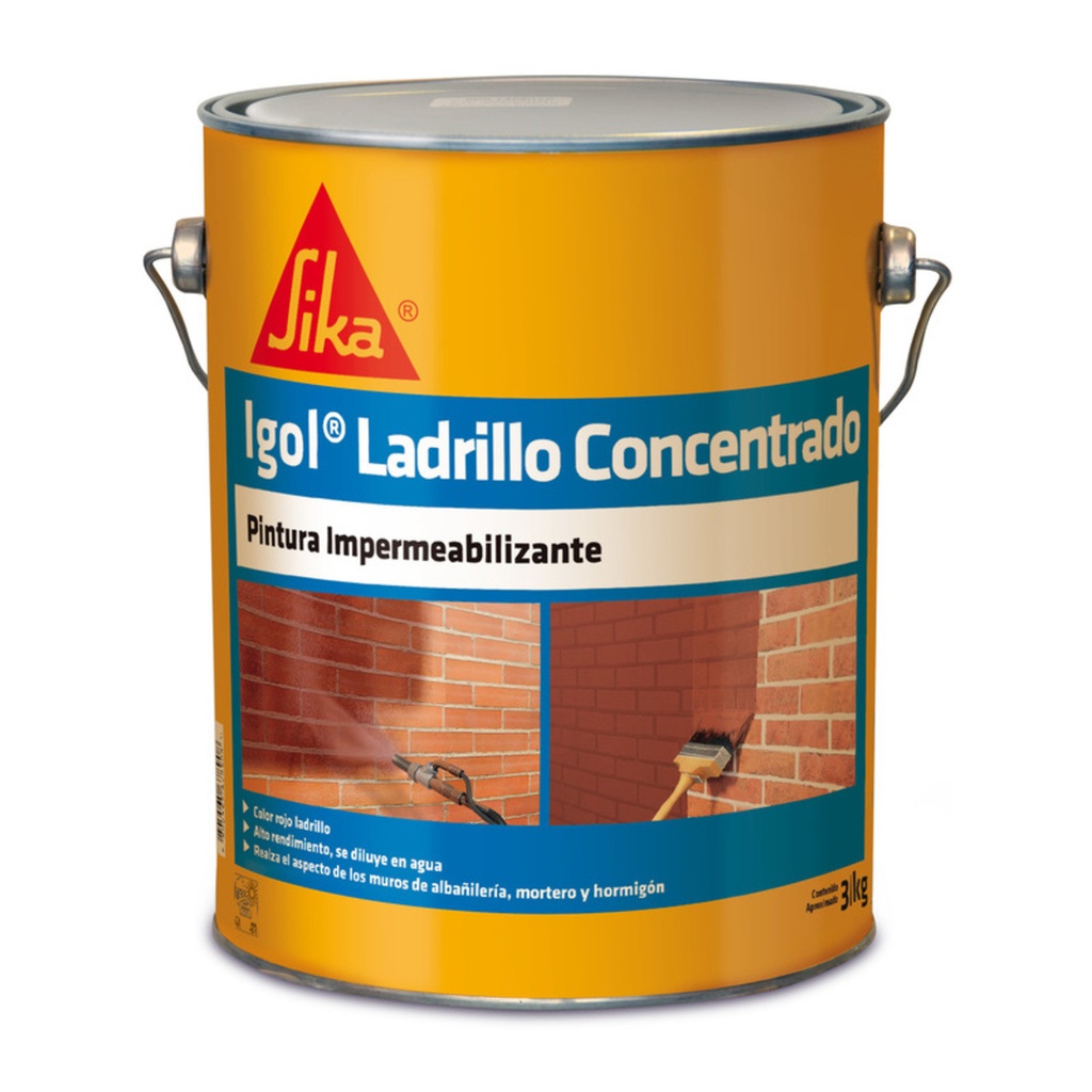 Igol ladrillo concentrado sika 3 lts