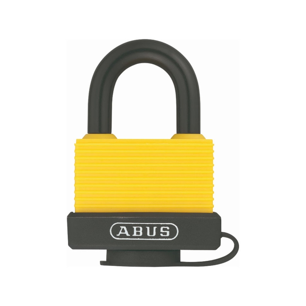 Candado Vinilo 70AL/45 KD Amarillo BLISTEADO ABUS