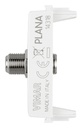 Toma de conector VIMAR tipo F hembra blanco