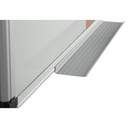 PIZARRA BLANCA Y CORCHO MAGNÉTICA BISILQUE 120×090