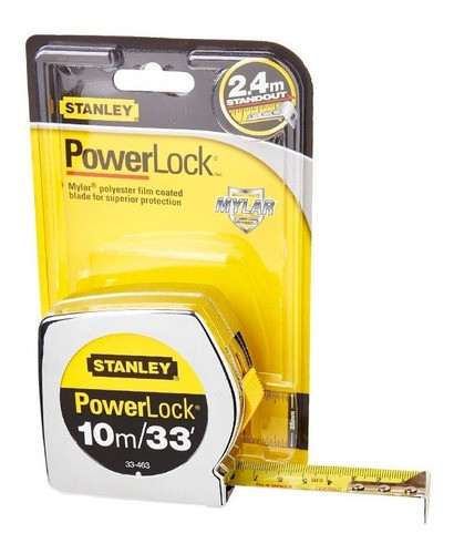 STANLEY HUINCHA POWERLOCK 1X10MT 33-463S