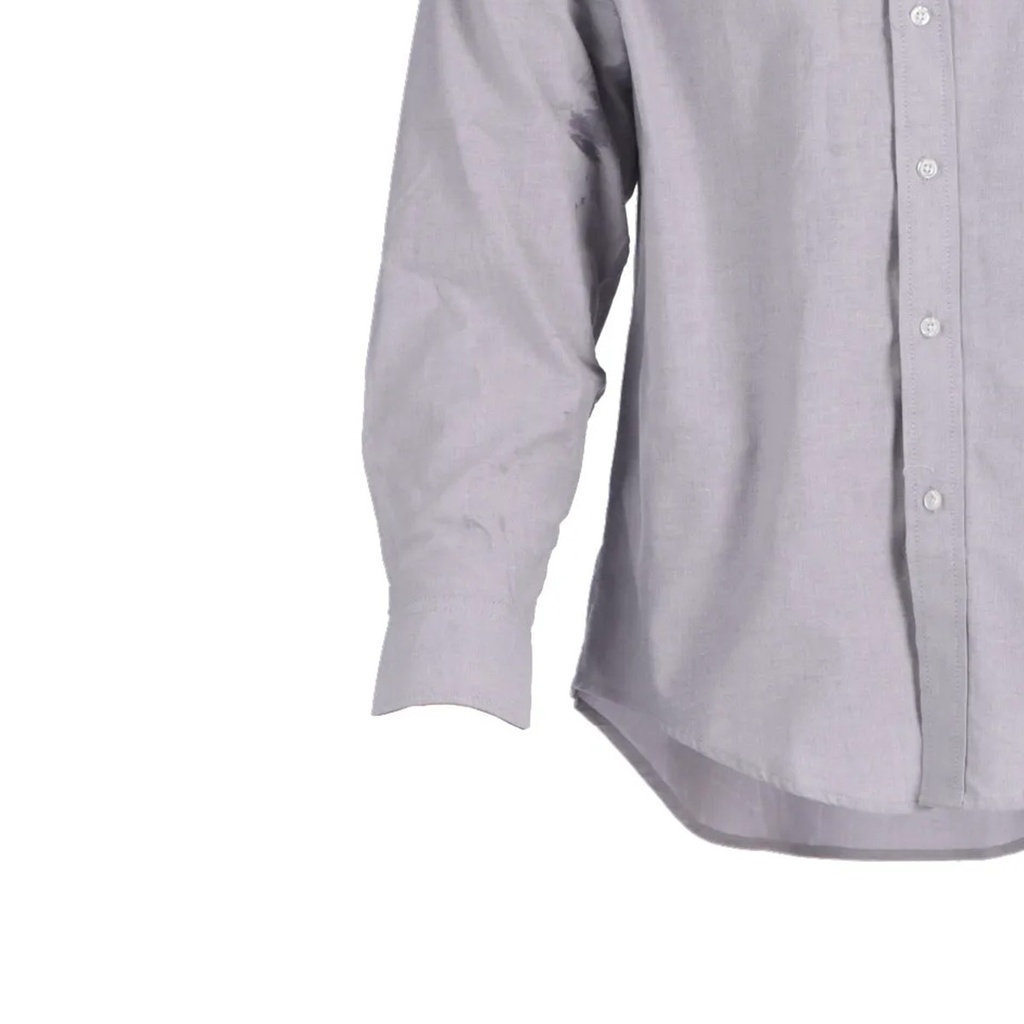 CAMISA OXFORD M/L GRIS T/M