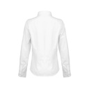 Blusa Oxford Manga larga Blanca