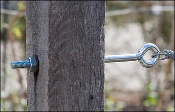 Perno ojo con tuerca  3/8X4" 5U