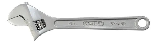 Llave francesa cromada stanley 15" 87-435LA