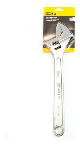 Llave francesa cromada stanley 15" 87-435LA