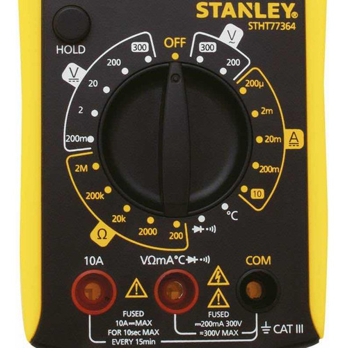 Multimetro Stanley Digital 7 funciones