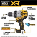 Taladro percutor dewalt 20V DCD1007B-B3