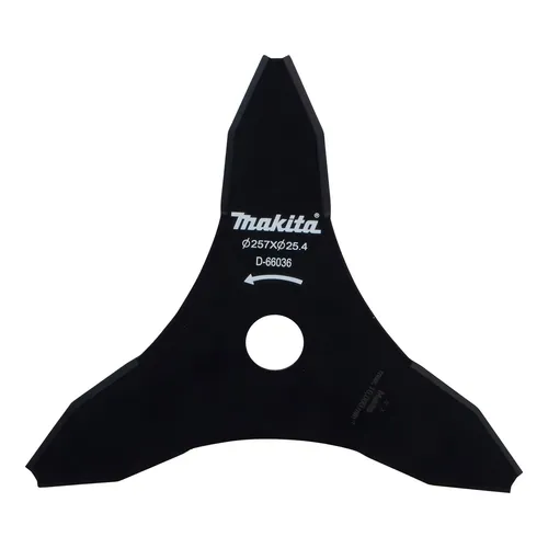 Cuchilla de 3 puntas metalica makita D-66036