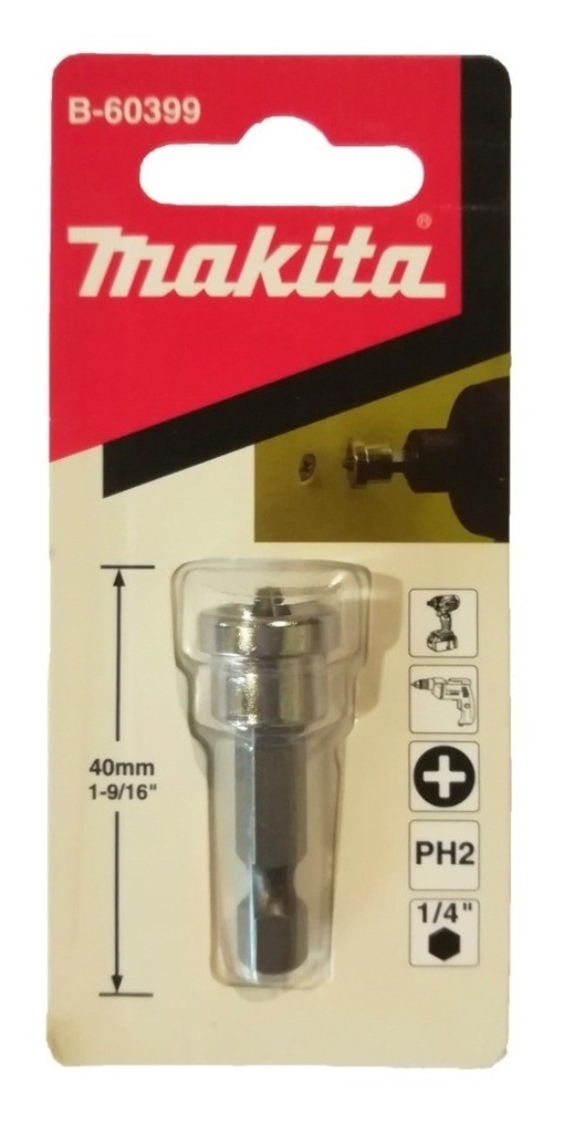 Punta para Drywall Makita S2 (MZ) PH2 x 40 mm B-60399