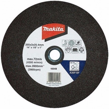 Disco corte metal Makita  14  caja de 5 un