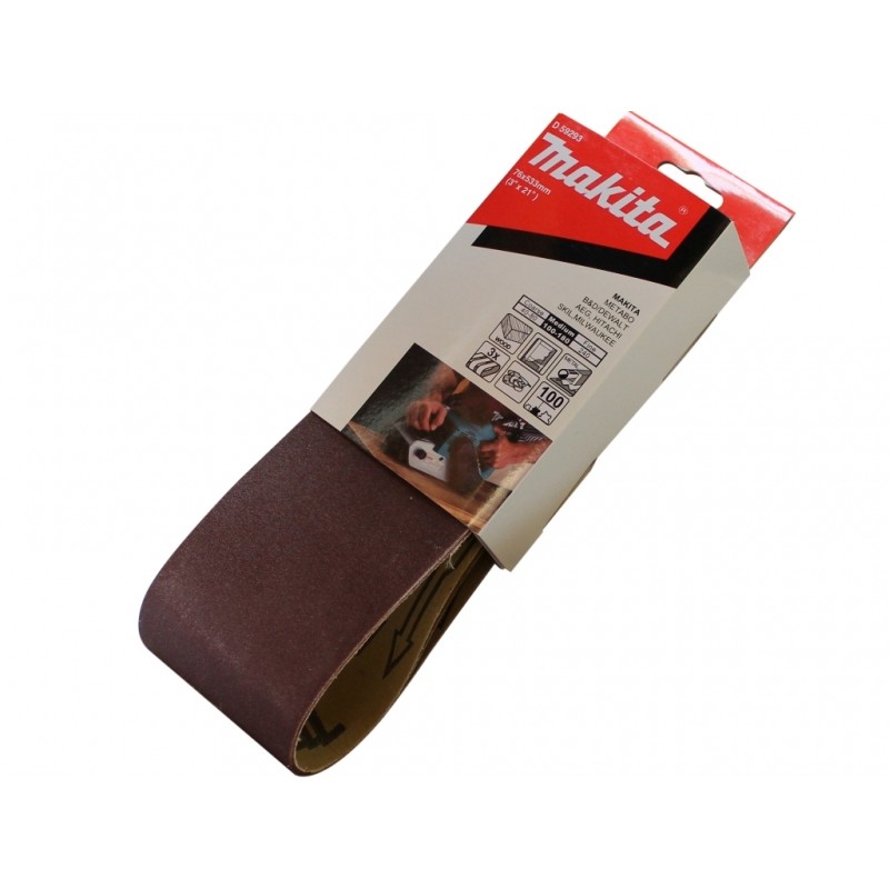 LIJA DE BANDA 3 X 21  3Pzs GRANO 240 P/MADERA-METAL  P/9901-9902