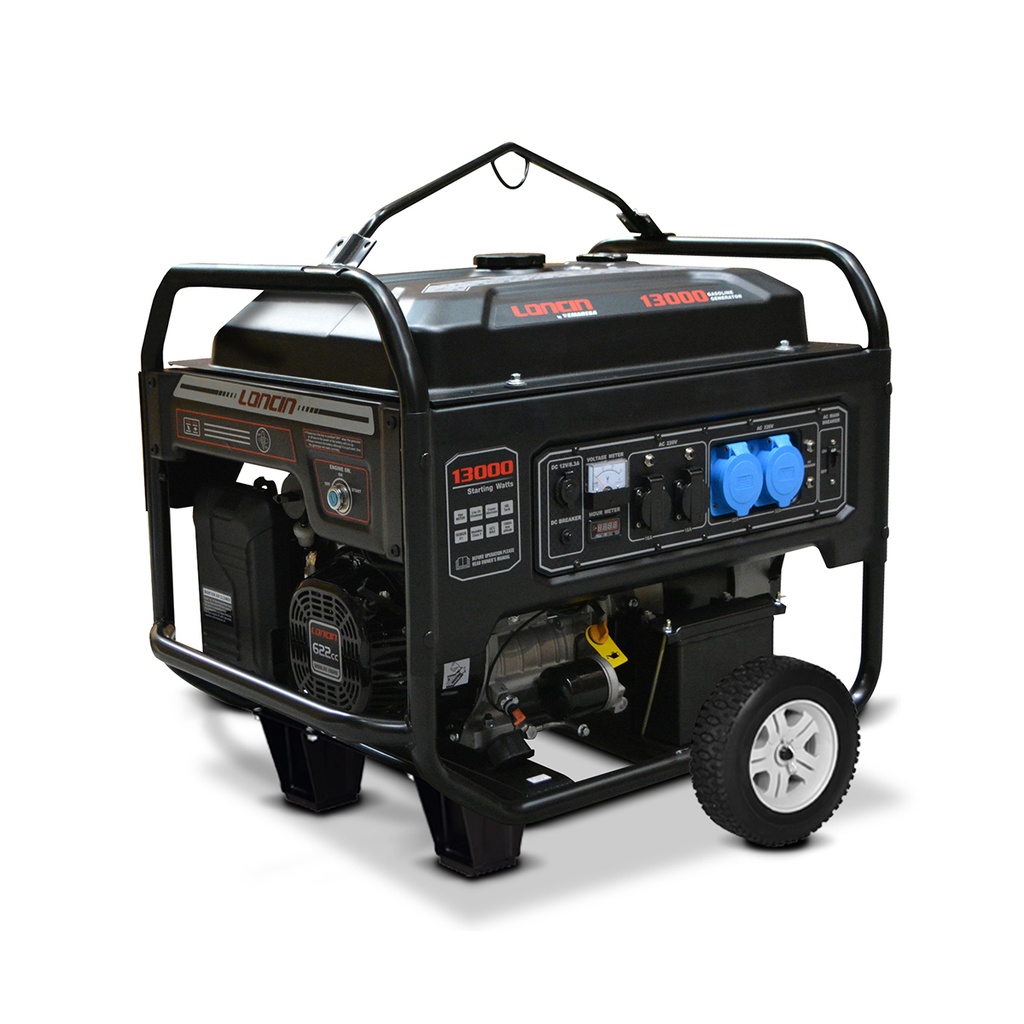 Generador Gasolina LC 13000 - 10 Kw. Partida Eléctrica C/Batería 220 Volt