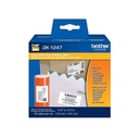 Etiqueta Precortada Brother DK-1247 103 mm x 164 mm Original
