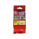 Cinta rotuladora Brother Negro sobre amarillo 24 mm TZeS651