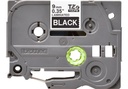 Cinta Rotuladora Brother TZe325 Blanco sobre Negro 9 mm