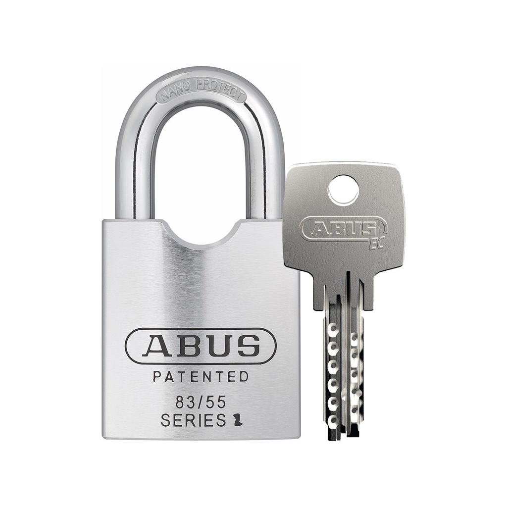 CANDADO ACERO ROCK 83/55 KD LLAVE PUNTO BLISTEADO