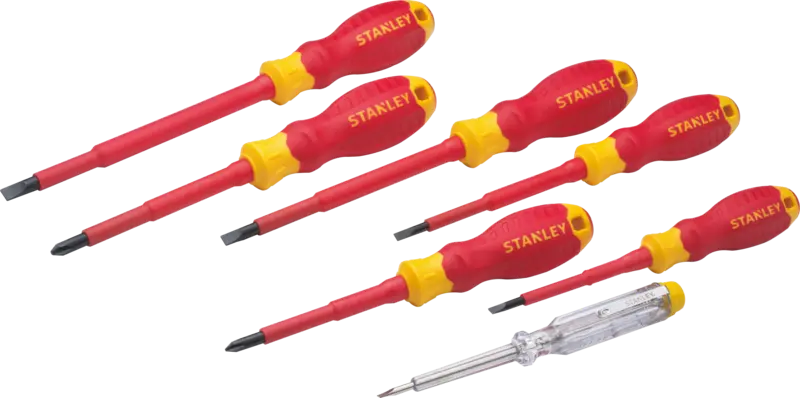 Juego Destornillador Aislado Stanley 7 Piezas STMT60175-LA