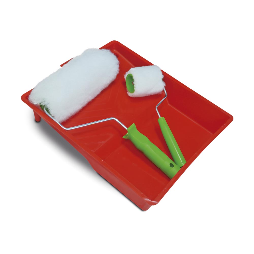 KIT pintura 2 rodillo más bandeja lizcal