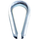 Guardacabo para cables 3/8 10U zincado brillante 