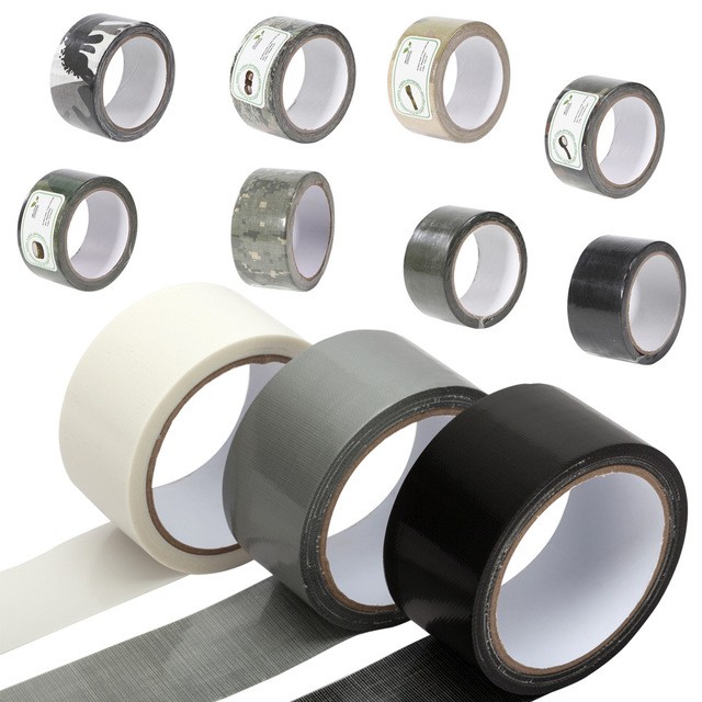 Cinta Tela impermeable Gris  25mm x 50m