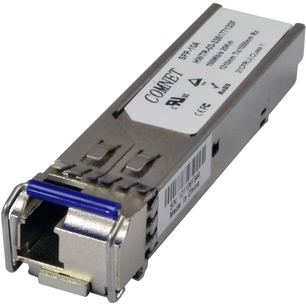 Modulo SFP monomodo 1310/1550 AZUL 20KM