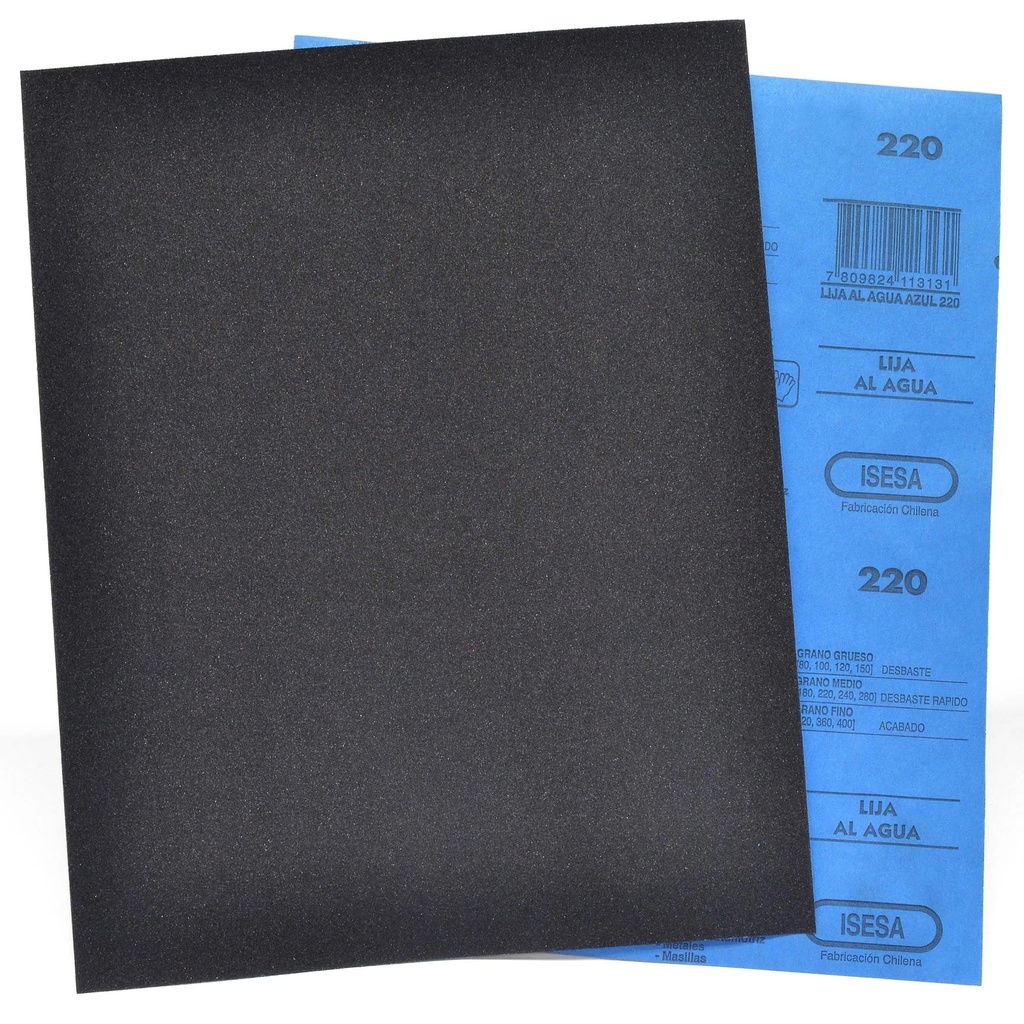 Lija al agua grano 220