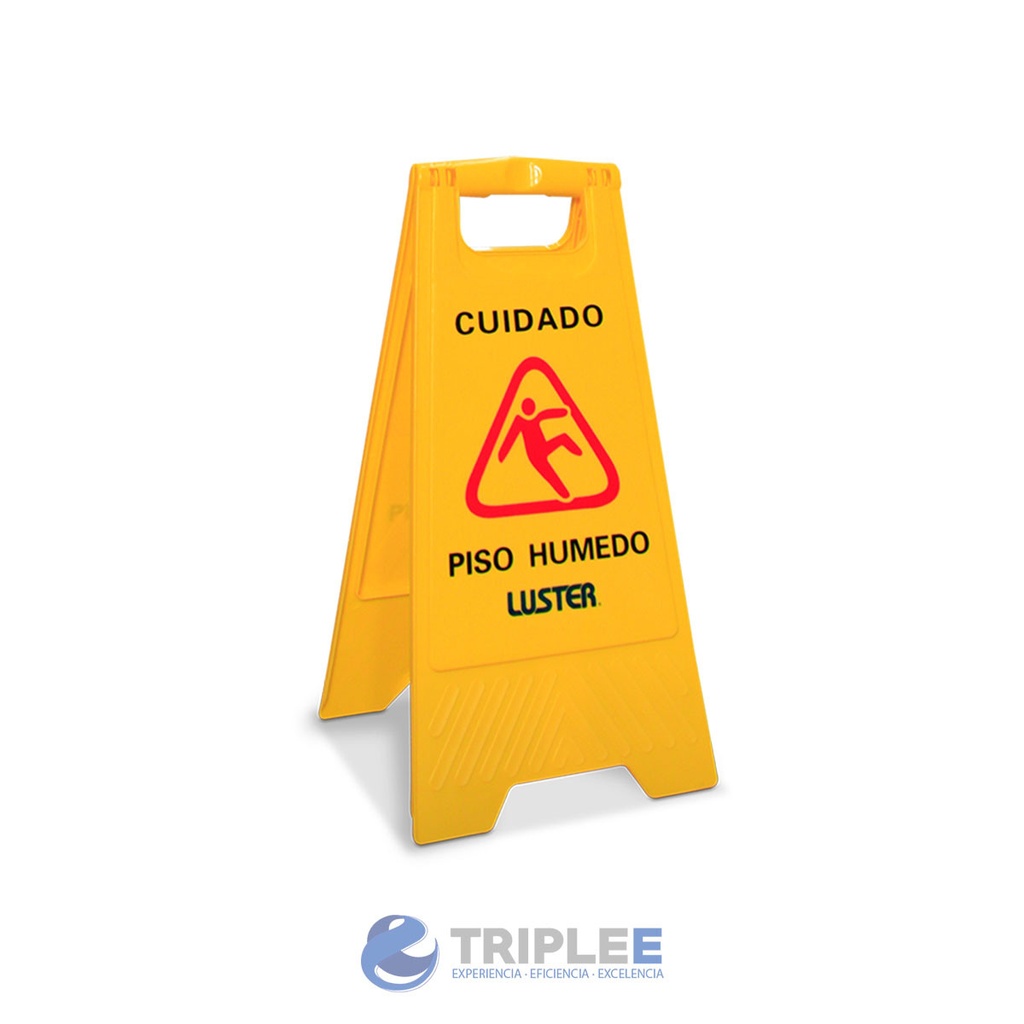 Señaletica de piso húmedo luster 