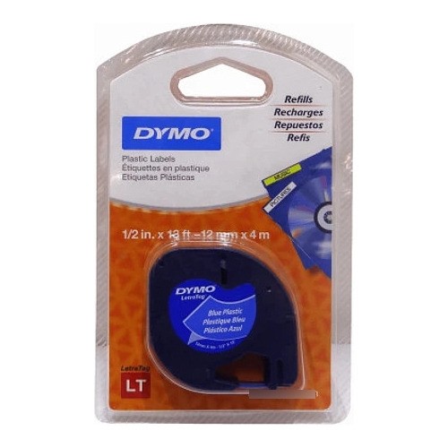 Cinta rotuladora Letratag DYMO Blanca 12 mm