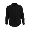 Camisa oxford 70/30  M/L negro T/L