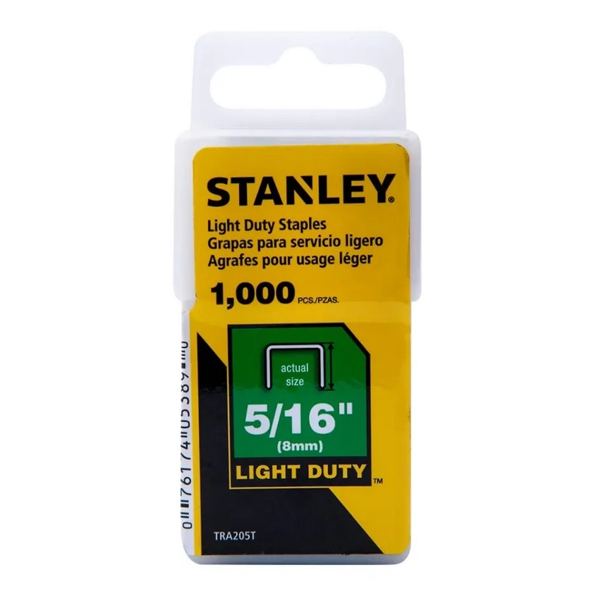 CORCHETE STANLEY TRABAJO LIVIANO 5/16 TRA205T TR45 1000U