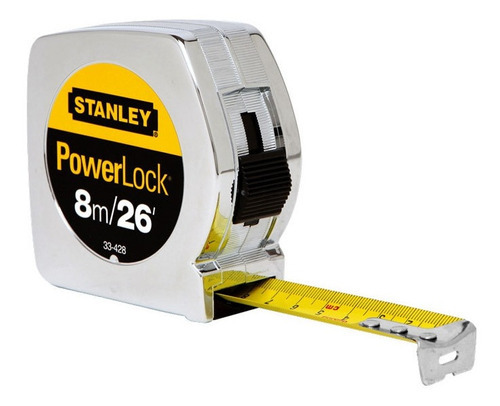 Huincha de Medir Stanley PowerLock 8 Metros 33-428