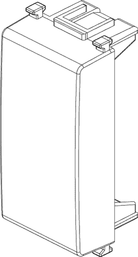 Módulo VIMAR ciego blanco