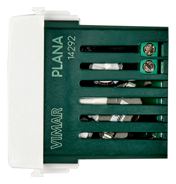 Unidad alimentación VIMAR USB 5V 1,5A 1Mblanco