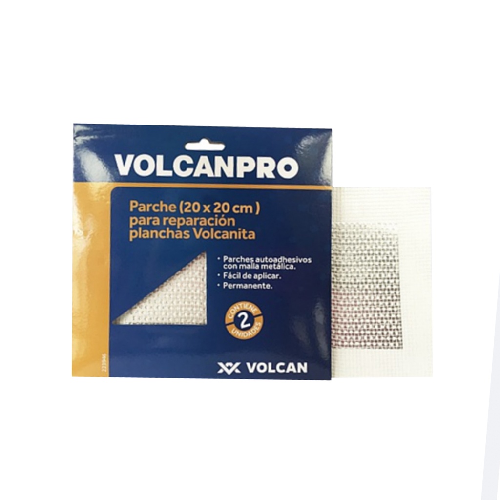 Parche Reparador de Volcanita 20×20 cm (2 unidades) Volcanpro