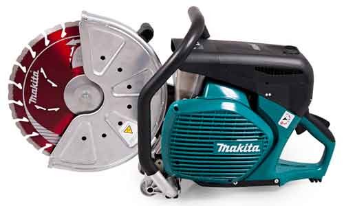 Cortadora de Concreto a combustión 14 (350 mm.) - 75.6 cc.  Eje 25.4mm (No incluye disco diamantado).