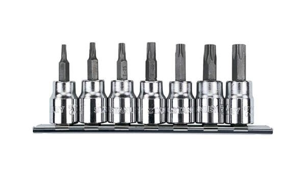  Juego DADOS TORX M3/8  7PZA (T15-T50)