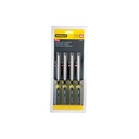 Set Destornillador stanley torx 4 piezas