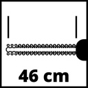 cortasetos 18 v Einhell | 1.5  ah | longitud de corte: 460 mm. | máx. espesor de corte: 11m.