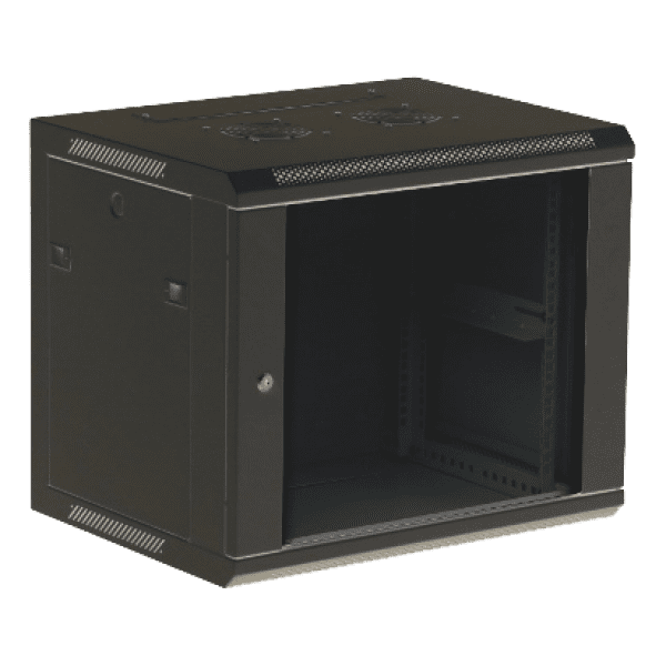 Gabinete Mural 9U 19 pulgadas 60x60x50cm