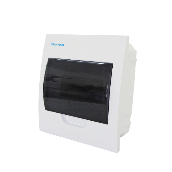 Tablero Eléctrico Embutido Stanford 8 Polos Tapa Blanca